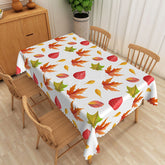 Lofaris Modern Maple Leaf Rectangle Tablecloth for Autumn Fall and Canadian Themed Holiday Decorations